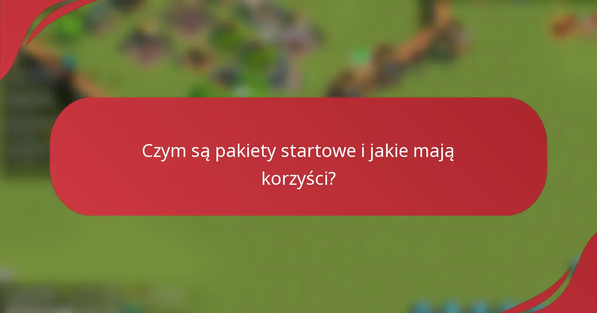Czym są pakiety startowe i jakie mają korzyści?