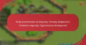 Kody prezentowe na klejnoty: Tematy świąteczne, Unikalne nagrody, Ograniczona dostępność